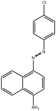 4-(4-Chlorophenylazo)-1-naphtylamine Structure