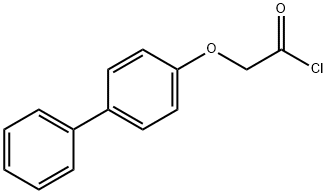 (biphenyl-4-yloxy)acetyl chloride Structure