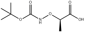 Propanoic acid, 2-[[[(1,1-dimethylethoxy)carbonyl]amino]oxy]-, (R)- (9CI) Structure