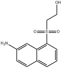 2-[(7-amino-1-naphthyl)sulphonyl]ethanol  Structure