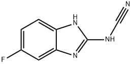 Cyanamide, (5-fluoro-1H-benzimidazol-2-yl)- (9CI) Structure