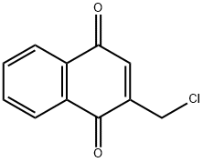 2-Chloromethyl-1,4-naphthoquinone  Structure