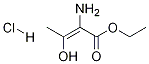 2-Butenoic acid, 2-aMino-3-hydroxy-, ethyl ester, hydrochloride (9CI) Structure