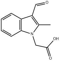 (3-FORMYL-2-METHYL-INDOL-1-YL)-ACETIC ACID Structure