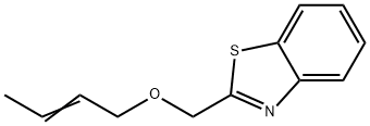 Benzothiazole, 2-[(2-butenyloxy)methyl]- (9CI) Structure