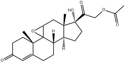 21-乙酰氧基-9Β,11Β-环氧-17Α-羟基孕甾-4-烯-3,20-二酮
