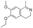 Isoquinoline, 6-ethoxy-3,4-dihydro-7-methoxy-1-methyl- (9CI) Structure