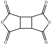 1,2,3,4-Cyclobutanetetracarboxylic Dianhydride Structure
