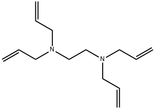 N,N,N',N'-TETRAALLYLETHYLENEDIAMINE Structure