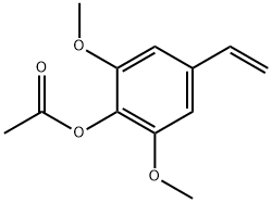 4-ACETOXY-3,5-DIMETHOXYSTYRENE Structure