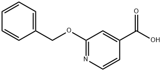 4-Pyridinecarboxylic acid, 2-(phenylMethoxy)- Structure