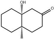 8a-hydroxy-4a-methyl-decalin-2-one Structure