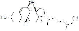 (3S,7S,8S,9S,10R,13R,14S,17R)-17-[(2R)-7-hydroxy-6-methyl-heptan-2-yl]-10,13-dimethyl-2,3,4,7,8,9,11,12,14,15,16,17-dodecahydro-1H-cyclopenta[a]phenanthrene-3,7-diol Structure