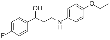 3-(4-ETHOXYANILINO)-1-(4-FLUOROPHENYL)-1-PROPANOL Structure