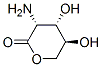 L-Lyxonic acid, 2-amino-2-deoxy-, delta-lactone (9CI) Structure