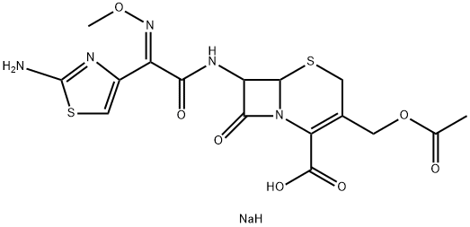 cefotaxime sodium Structure