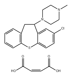 1-(8-CHLORO-10,11-DIHYDRODIBENZO[B,F]THIEPIN-10-YL)-4-METHYL-PIPERAZINE MALEATE Structure
