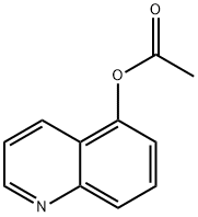 5-Quinolinol,acetate(ester)(9CI) Structure