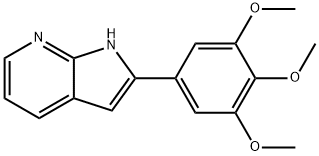 2-(3,4,5-Trimethoxyphenyl)-1H-pyrrolo[2,3-b]pyridine Structure