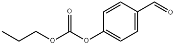 Carbonic acid propyl 4-formylphenyl ester Structure