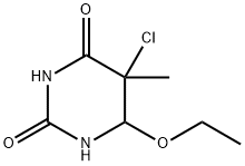 6-ethoxy-5-chloro-5-methyl-dihydro-pyrimidine-2,4-dione Structure