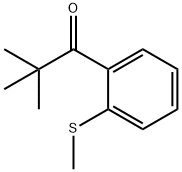 2,2-DIMETHYL-2'-THIOMETHYLPROPIOPHENONE Structure