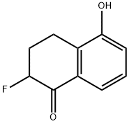 1(2H)-Naphthalenone,  2-fluoro-3,4-dihydro-5-hydroxy- Structure