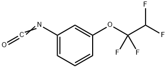 m-(1,1,2,2-tetrafluoroethoxy)phenyl isocyanate  Structure