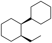 1-cyclohexyl-2-ethyl-cyclohexane Structure