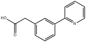 3-(2-PYRIDINYL)BENZENEACETIC ACID Structure
