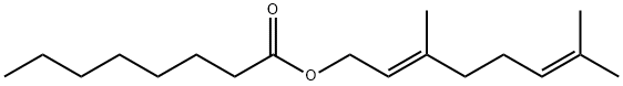 GERANYL CAPRYLATE Structure