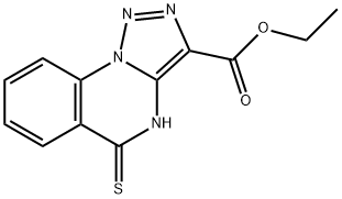 ETHYL 5-SULFANYL[1,2,3]TRIAZOLO[1,5-A]QUINAZOLINE-3-CARBOXYLATE Structure