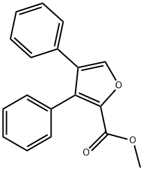 METHYL-3,4-DIPHENYL-2-FUROATE Structure