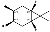 (1alpha,3alpha,4alpha,6alpha)-4,7,7-trimethylbicyclo[4.1.0]heptan-3-ol Structure