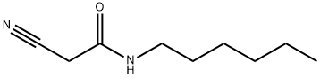 2-CYANO-N-HEXYLACETAMIDE Structure