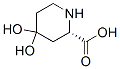 2-Piperidinecarboxylicacid,4,4-dihydroxy-,(2S)-(9CI) Structure