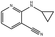 2-(cyclopropylamino)nicotinonitrile Structure