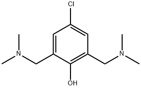 4-CHLORO-2,6-BIS-DIMETHYLAMINO METHYL-PHENOL Structure