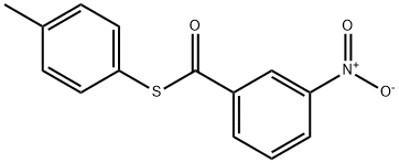 3-Nitrothiobenzoic acid S-(4-methylphenyl) ester Structure