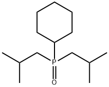 Cyclohexyldiisobutylphosphine oxide Structure