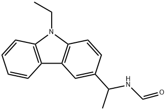 N-[1-(9-Ethyl-9H-carbazol-3-yl)ethyl]formamide Structure
