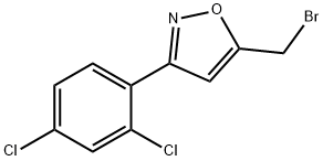 5-(BROMOMETHYL)-3-(2,4-DICHLOROPHENYL)ISOXAZOLE Structure