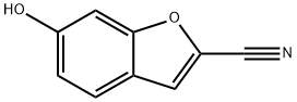 2-Benzofurancarbonitrile,  6-hydroxy- Structure