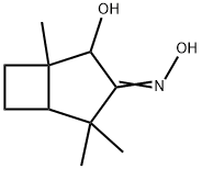 2-Hydroxy-1,4,4-trimethylbicyclo[3.2.0]heptan-3-one oxime Structure