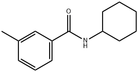 N-cyclohexyl-3-methylbenzamide Structure