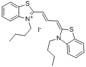 3 3'-DIBUTYLTHIACARBOCYANINE IODIDE Structure