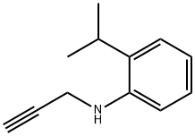 Benzenamine, 2-(1-methylethyl)-N-2-propynyl- (9CI) Structure