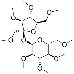 1-O,3-O,4-O,6-O-Tetramethyl-β-D-fructofuranosyl 2-O,3-O,4-O,6-O-tetramethyl-α-D-glucopyranoside Structure
