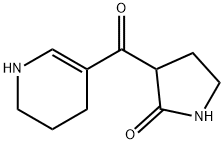 3-[(1,4,5,6-Tetrahydropyridin-3-yl)carbonyl]pyrrolidin-2-one Structure
