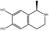 (R)-1,2,3,4-Tetrahydro-1-methyl-6,7-isoquinolinediol Structure